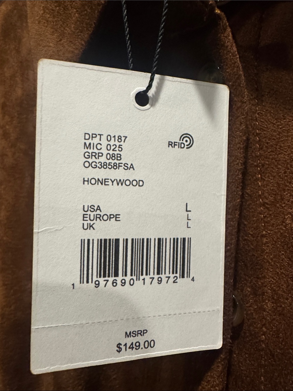 Gibson Latimer Rust-Brown Button Front Midi Dress - Picture 3 of 4